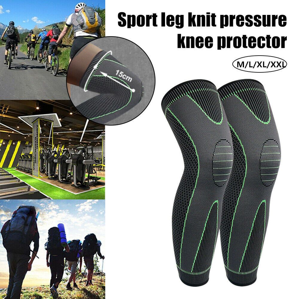 Compression Calf Sleeve - Diz desteği Brace sıkıştırma uzun tam