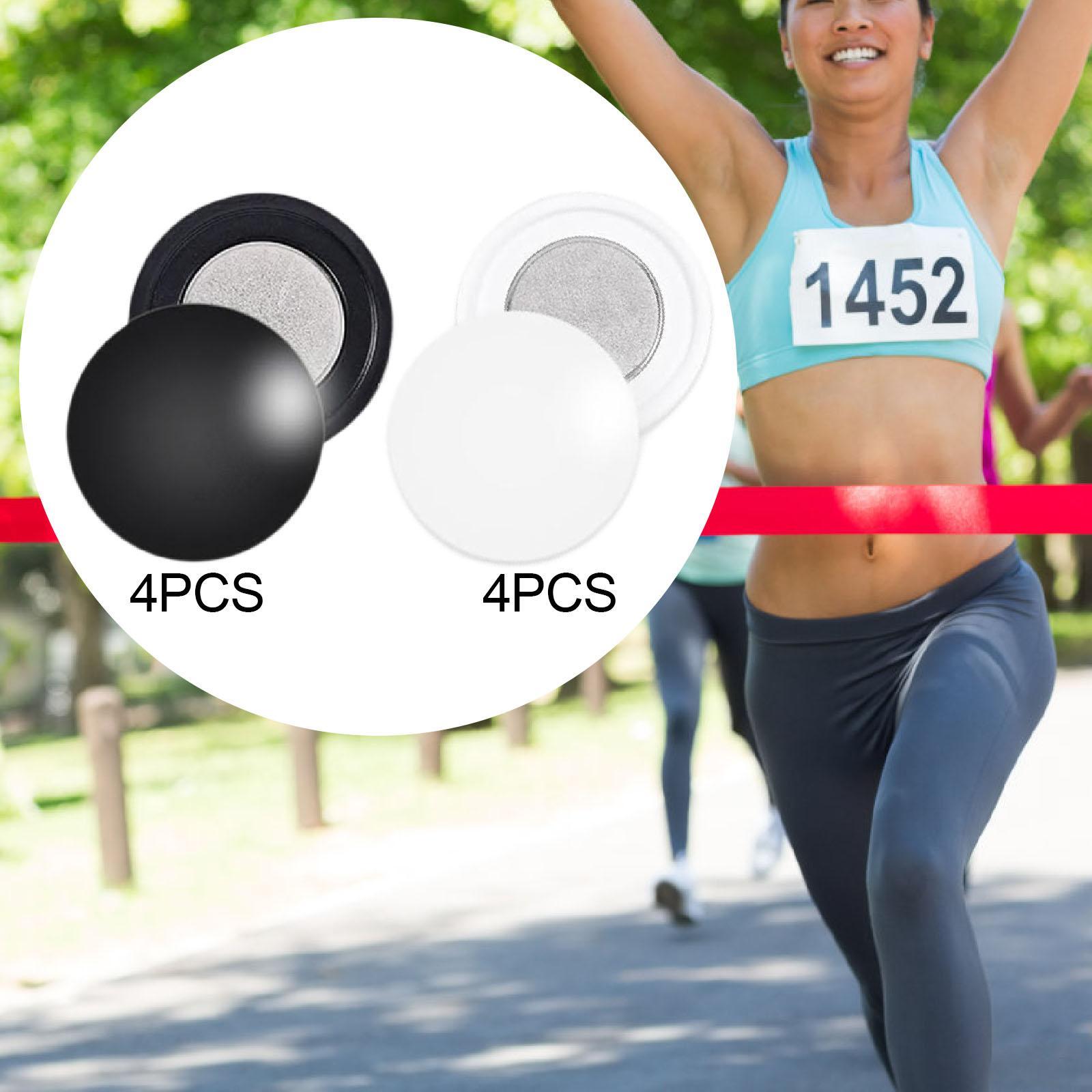 Running Gear Essential - 4 çift manyetik yarış önlüğü klipleri