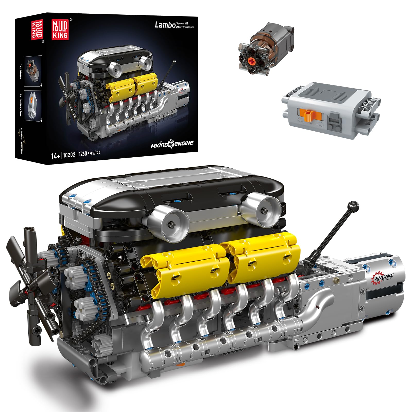 Running Gear Engine - Yetişkinler için Kendi STEM V8 Model
