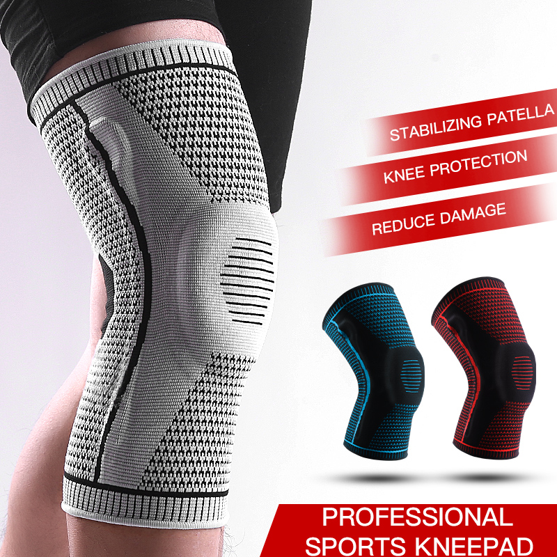 Compression Calf Sleeve - Patella Jel Pedli Kaymaz Diz Desteği