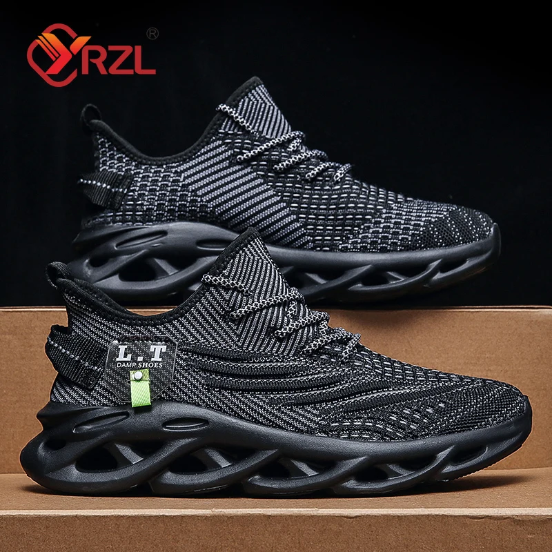 Running Gear Ladies - YRZL Erkekler Spor Koşu Siyah koşu