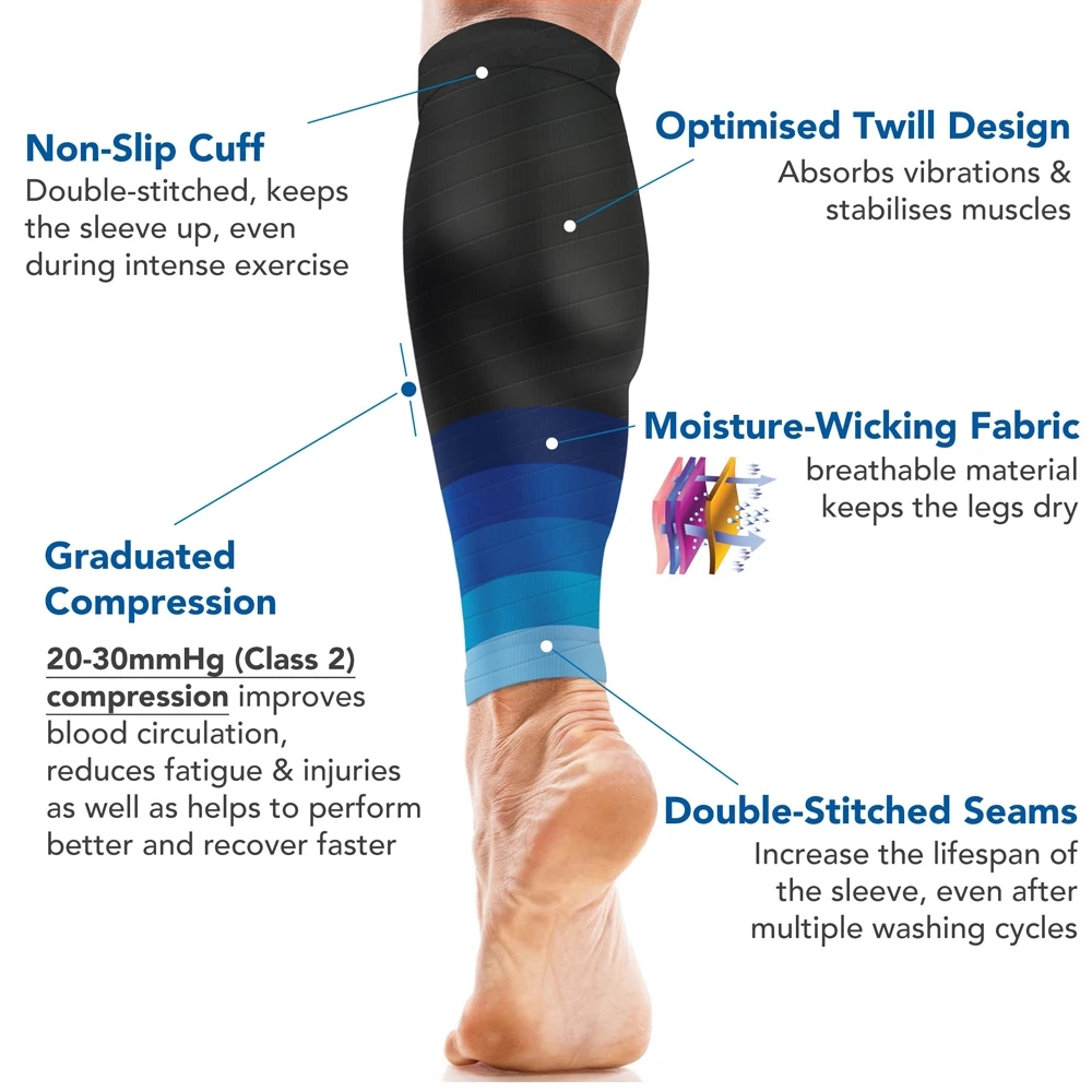 1 çift buzağı kompresyon kılıf - Compression Calf Sleeve incelemesi ve fiyatı